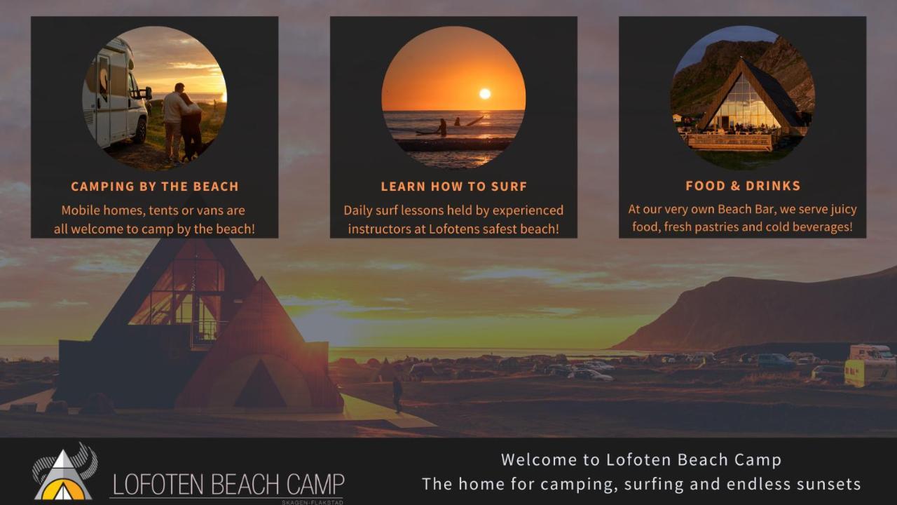 Lofoten Beach Camp Ramberg Buitenkant foto