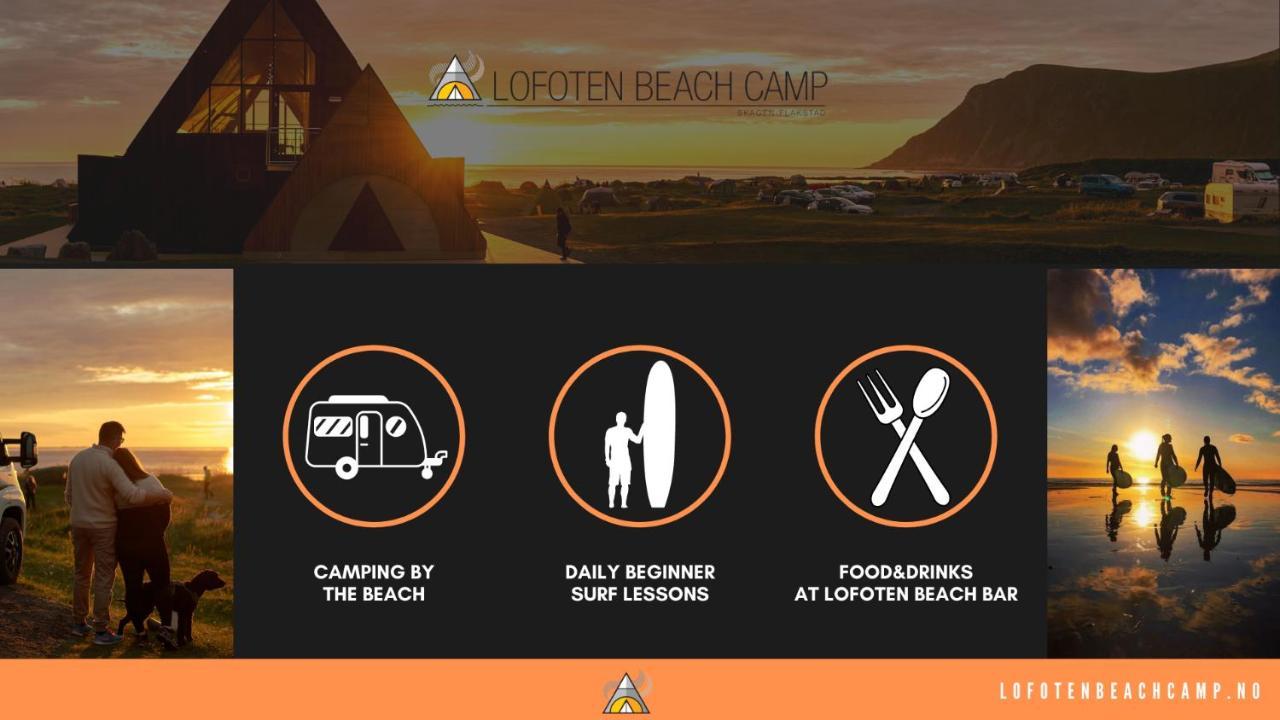 Lofoten Beach Camp Ramberg Buitenkant foto