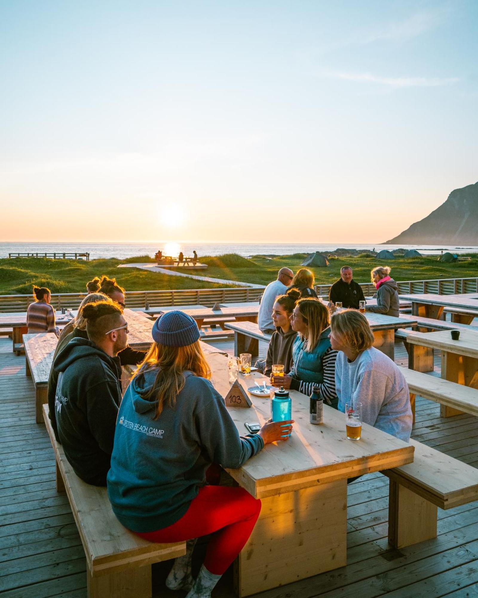 Lofoten Beach Camp Ramberg Buitenkant foto
