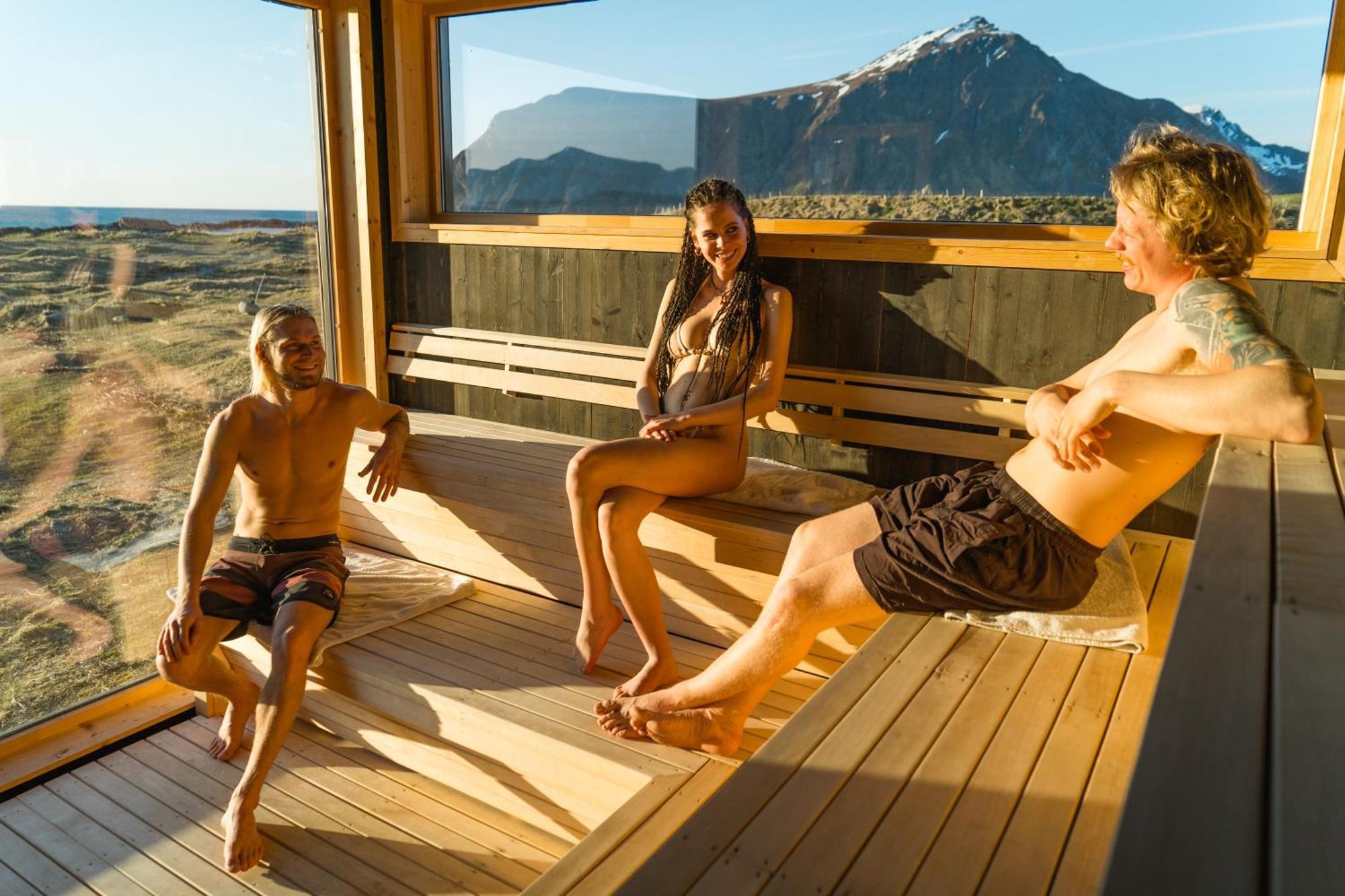 Lofoten Beach Camp Ramberg Buitenkant foto